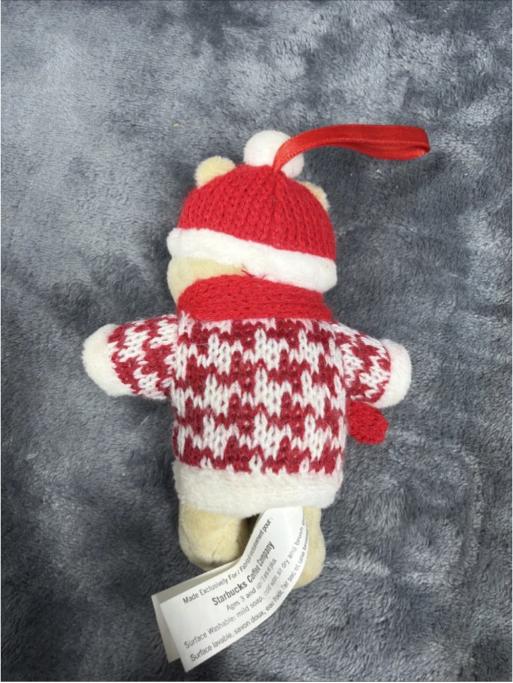 Starbucks Christmas Tree Ornament Bearista Boy Push 2018